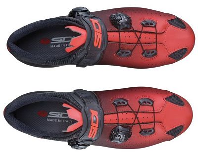 Превью  Велотуфли шоссейные SIDI Genius 10 Красно-Чёрный Градиент